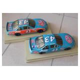 2pc Richard Petty Nascar Die-Cast Cars