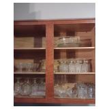 Collection of Clear Glass Stemware & More