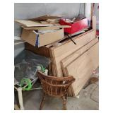 Huge Lot Of Cabinets Doors Wood Ect....