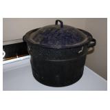 Large Enamel Speckled Canning Pot