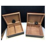 2 Humidors Mahogany