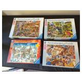 4 Ravensburger Puzzles