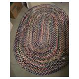 Hand Made Braided Wool Rug