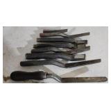 8 pc Vintage Caulking Irons