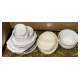 French White Corning Ware, Platters, Casserole+++