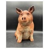 Handpainted Large Textured Pig