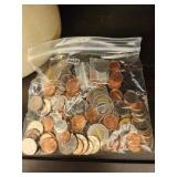 Zip Lock Bag Full Of Coins