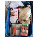 Tote Of Christmas Items