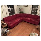 3pc Vntg Mid-Century Style Sectional Couch