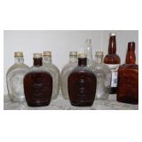 Vtg Bicentennial Flasks w/ Other Vintage Bottles