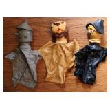 3pc Vntg Wizard of Oz Puppets