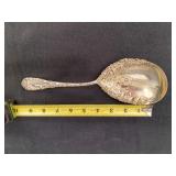 James Allen Co Sterling Silver Spoon Chrysanthemum