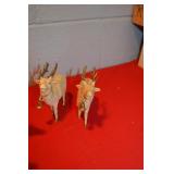 Lot of 4 Celluloid Reindeer