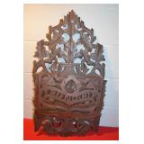 Vintage Solid Wood Wall Hanging Magazine Rack