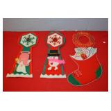 Lot of Christmas Door Knob Hangers