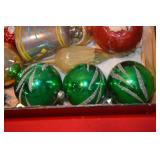 Vintage Shiny Brite Ornament Box Lot