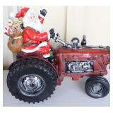 Northlight Rustic Santa Claus on a Tractor