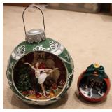 Christmas Scene Decor Ornaments