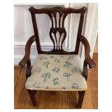 Gorgeous Antique Childs Wooden Chair\Cushioned++