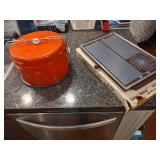 Vintage Cake Saver & Salton Hotray Food Warmer