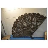 Large Plastic Fan Wall Decor