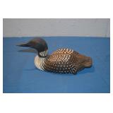 Common Loon Carved Decoy Decor