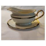 Lenox Hancock Presidential Gravy Boat & Underplate