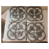 4 Dansk Cast Iron Trivets