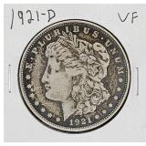 1921-D Morgan Silver Dollar