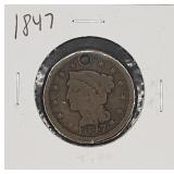 1847 Large Cent