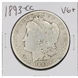 1893-CC Morgan Silver Dollar