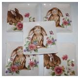 Maxcera Easter Bunny & Spring Porcelain Plates