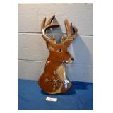 Solid Wood Deer Wall Clock