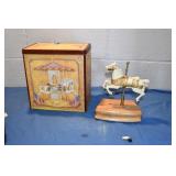 Willits Carousel Horse Music Box