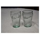 Pair of Small Coca Cola Glasses