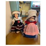 2 Madame Alexander International Dolls