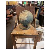 Chair and Childs Tin Globe