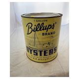 Billups Matthews VA Gallon Oyster Can