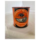 Black Swan Brand 1 Pint Oyster Can
