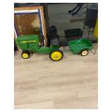 John Deere Pedal Tractor with Wagon