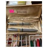 Sheaffers Snorkel Pen Set 14k Nib