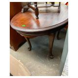 Wooden Oval End Table