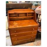 Wooden 4 Drawer Desk