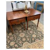 Pair of Thomasville oak End Tables