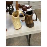 Carved Horn Cups