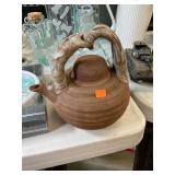 Signed Pottery Tea Pot