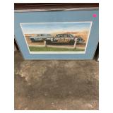 Hudson Race Car Print in Frame