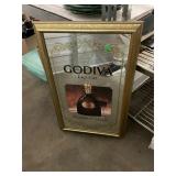 Godiva Liqueur Advertising Mirror