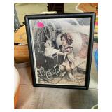 Framed Shirley Temple Photo