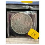 1884 US Morgan Silver Dollar Coin